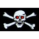 3' x 5'  Skull Bones W/ Red Eyes Pirate Flag